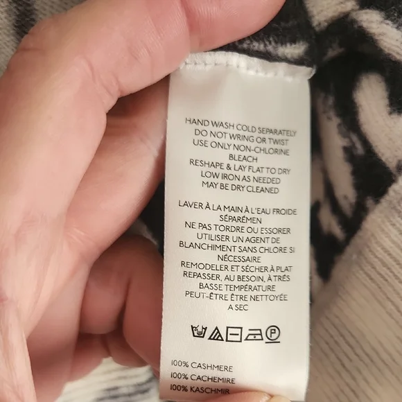 We The Free 100% Cashmere Animal Print Sweater - Picture 7 of 10